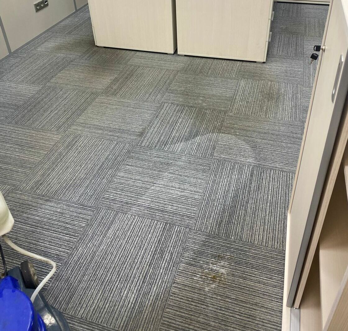 Химчистка синтетического ковролина в офисе Химчистка синтетического ковролина в офисе