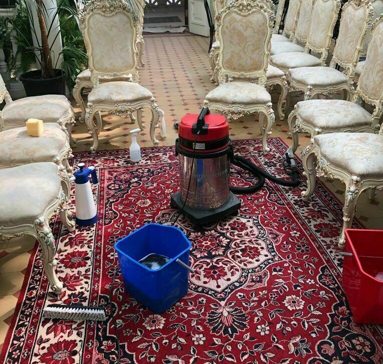 Химчистка синтетического ковролина в офисе Химчистка синтетического ковролина в офисе